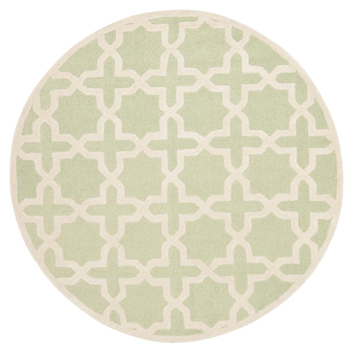 Cannen Hand Tufted Wool Geometric Rug