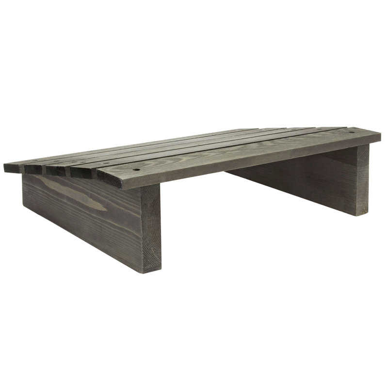 Repose-pieds inclinable en bois