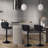 Illyas Swivel Upholstered Adjustable Height Counter Stool with Metal Frame-623432856-623432853