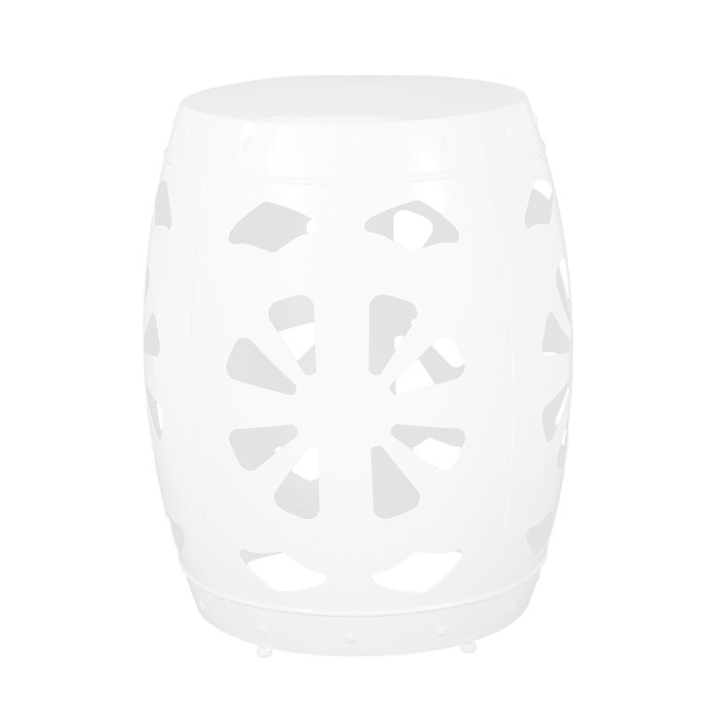 Grande table moderne en fer-blanc - Aucun assemblage requis, avec un style chic.