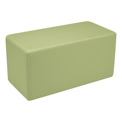 Shapes Series II Modular Collaborative Soft Seating Rectangle Stool with Foam Padded Seat