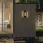 Layer LED Sconce for Indoor/Outdoor Use, Layered Panel Design, Brass Interior, 3-CCT Selectable, Wet Rated-974911305