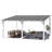 Aluminum Pergola with Canopy-95168561-102155752