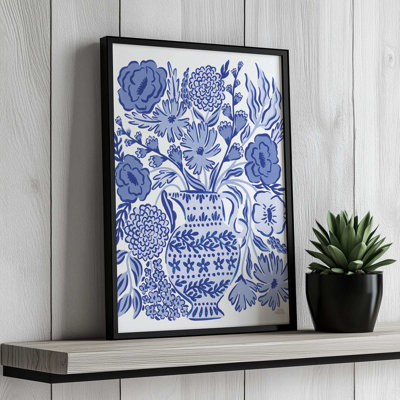 «Blue Reverie II» par Laura Marshall, reproduction d'art sur toile