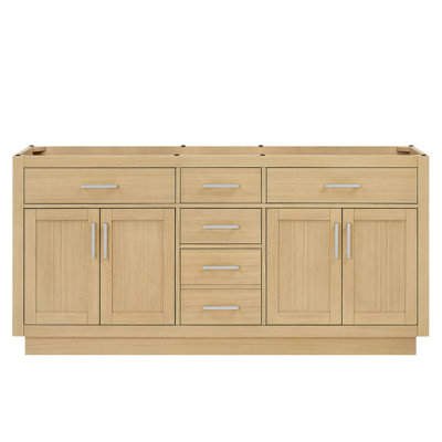 Beckett 71" Freestanding Double Bathroom Vanity Base Only