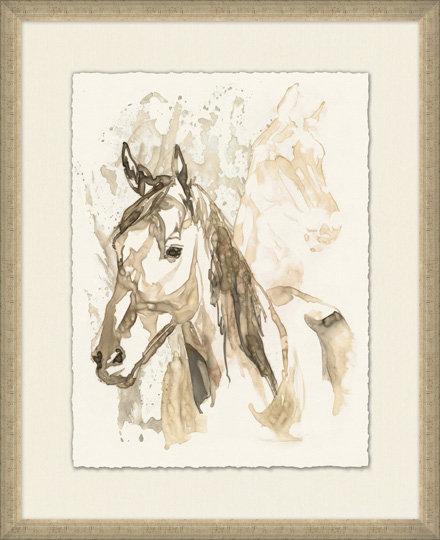 Beauté 2 - Peinture encadrée sur papier