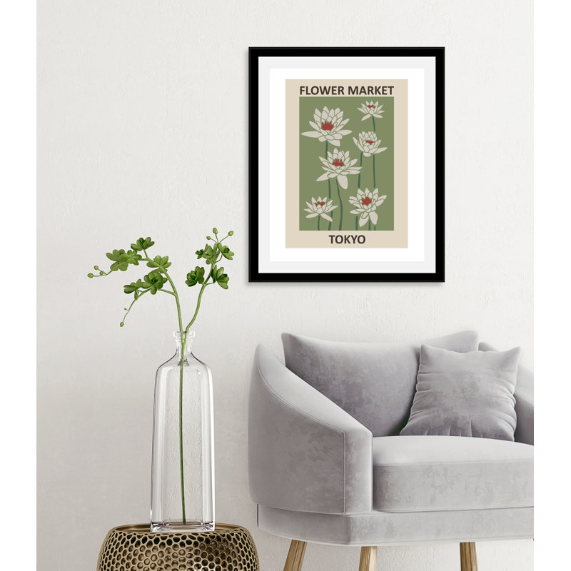 Tokyo - Single Picture Frame Print, 70cm H x 50cm W