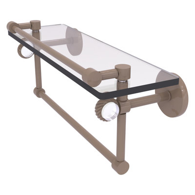 Tablette flottante avec barre à serviettes Clearview