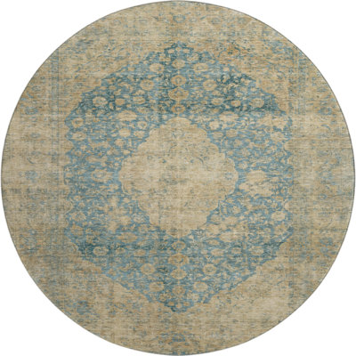 Premium Machine Washable Honig AMF1657 Global Rug