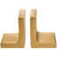 Gold Decorative Modern Concrete Bookends