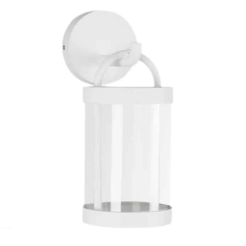 Outdoor Wall Light IP65 Waterproof LED Wall Light Classic Wall Light Circular Lighting White, White