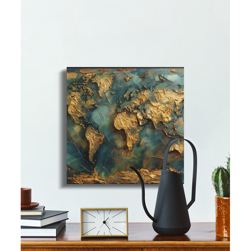 1 Piece Wrapped Canvas Wall Art Set, 15.24 cm H x 15.24 cm W