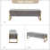 Shanieka 55.3'' W Modern Upholstered Flip Top Storage Bench with Button-Tufted and Metal Foots