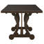 Table de salle à manger rectangulaire 1 pièce sans chaise