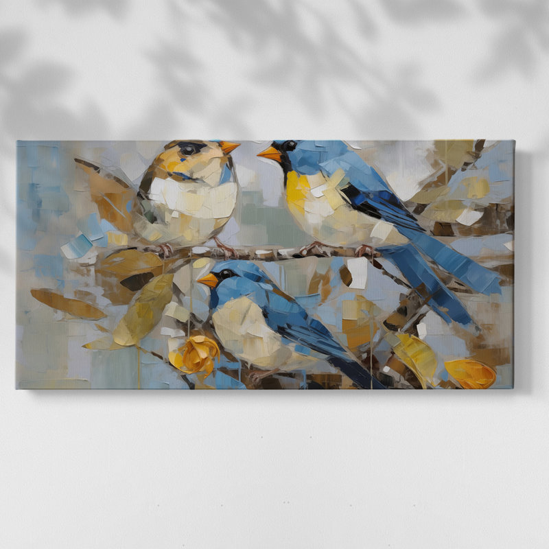 Série abstraite 10 # Cxxvi-Gallery, toile tendue, H 16 po x l 32 po