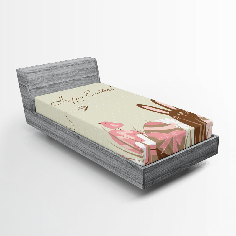 Multicolore Ambesonne, Drap-housse de taille double