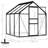 6.23' W x 12.14' D Greenhouse-128783563
