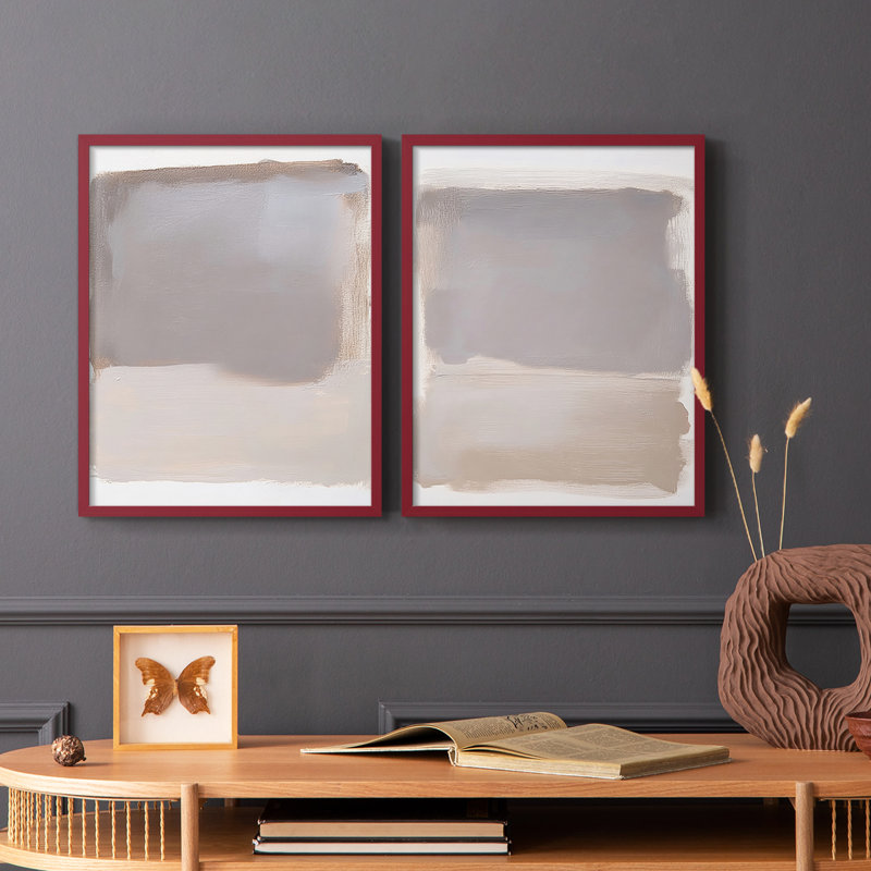 Série ABSTRACT DCCXV - Reproduction encadrée de qualité supérieure - prête à être accrochée - aucun clou requis - aucun clou requis