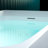 Woodbridge 51-1/8" L X 27-1/2" Stone Resin Luxury Contemporary Solid Surface Freestanding Soaking Bathtub In Matte White, Ergonomic Soaking Tub With Towel Bar And 2 Drain Covers (Matte White & Black)