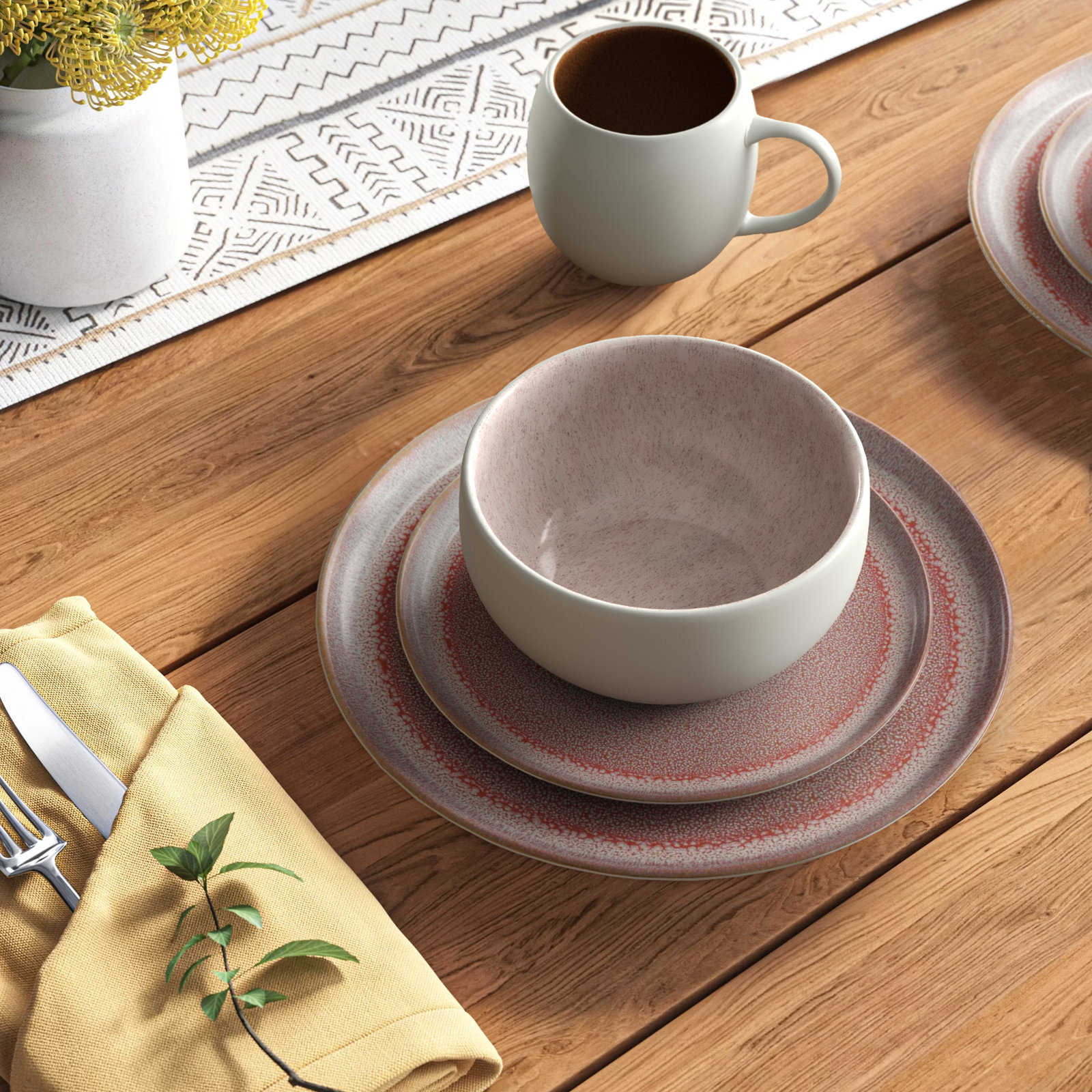 Calpurnia Stoneware Dinnerware Set