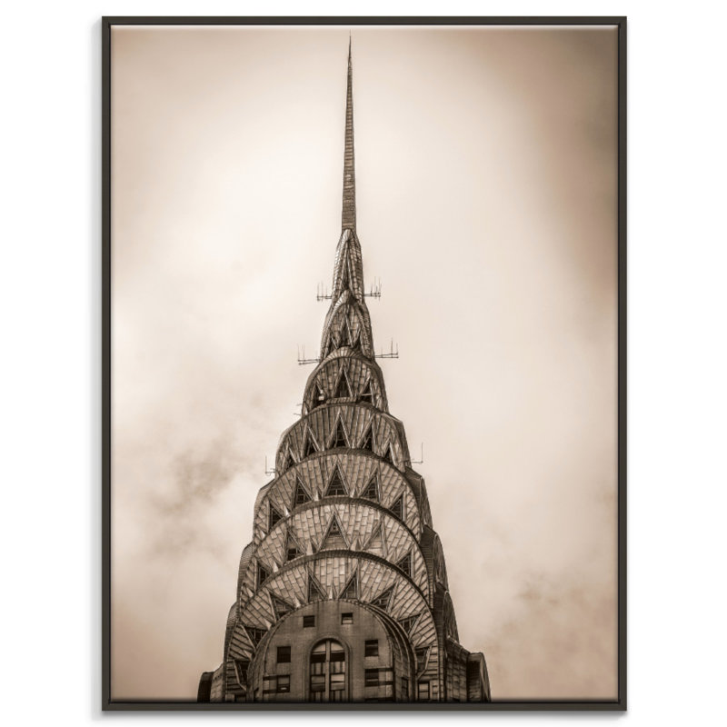 Print on Canvas, 51cm H x 41cm W, Black Floater Framed