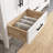Anand 72'' Double Bathroom Vanity with Quartz Top-254775590