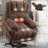 Chenille Power Lift Recliners with Heat Massage-1455488372