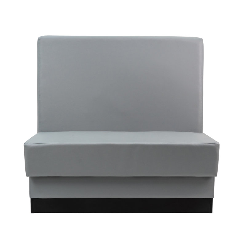 Banquette de restaurant simple face - gris foncé, Gris