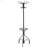 Black 12-Hook Coat Rack