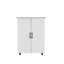 Armoire de rangement H 34 po x l 27 po avec tiroirs coulissants et roulettes verrouillables