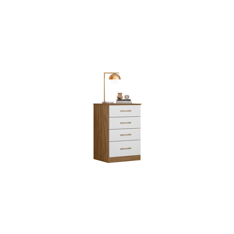 Rayanna Accent Chest, Natural/White