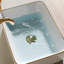 Lavabo de salle de bain vasque rectangulaire en porcelaine vitreuse 16 po x 12 po DeerValley-111029635