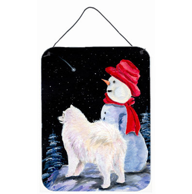 Samoyed Painting Print Plaque