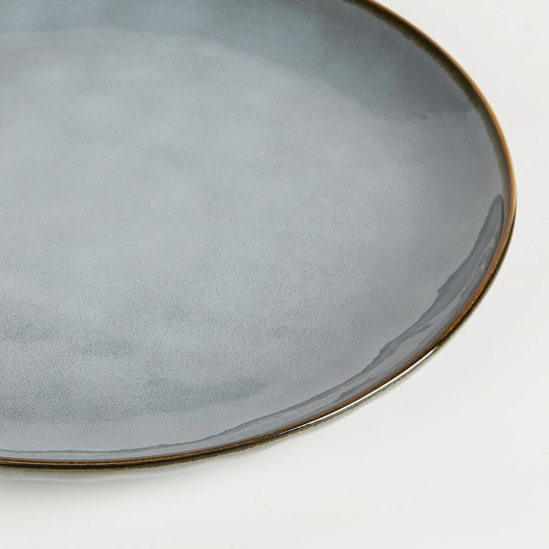 Service de table en grès 12 pièces Leny - Service pour 4, Bleu