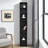 8-Tier Media Tower Rack, CD DVD Slim Storage Cabinet With Adjustable Shelves, Tall Narrow Bookcase Display Bookshelf For Home Office,Multi-Functional Double-Decker Bookcase (Bookshelf)-1583010203