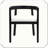 2-Piece Armrest Dining Chair Sturdy Comfortable Stylish Durable Practical Versatile