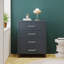 Commode 4 tiroirs pour rangement organisé et décor contemporain-1616928187