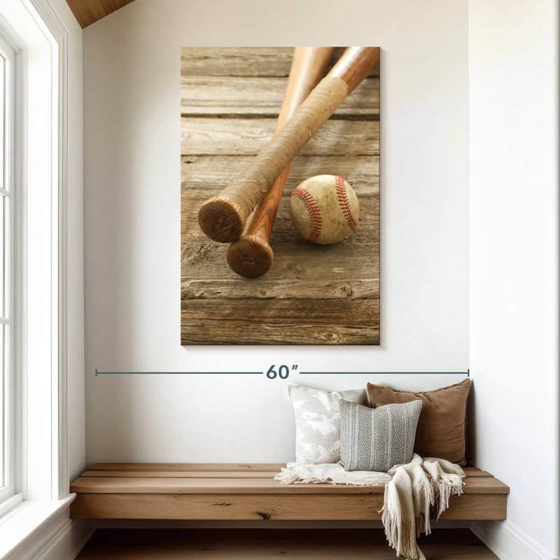 Sireci Old Baseball Gear, 48" H x 32" W