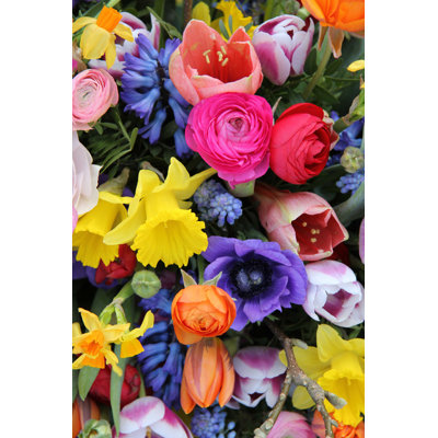 " Mixed Spring Flowers " by Studioportosabbia
