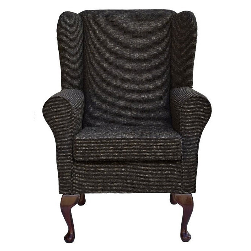 74cm Wide Tufted Wingback Chair, Red