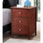 Transitional Cherry Nightstand-414269953