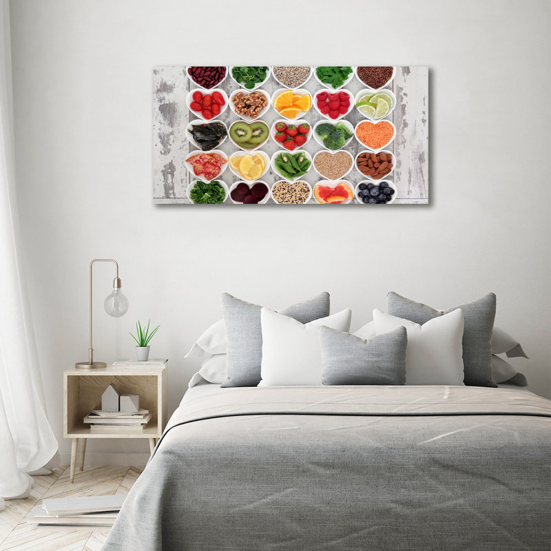 Healthy Food - Print, Canvas, 70cm H x 140cm W x 2cm D