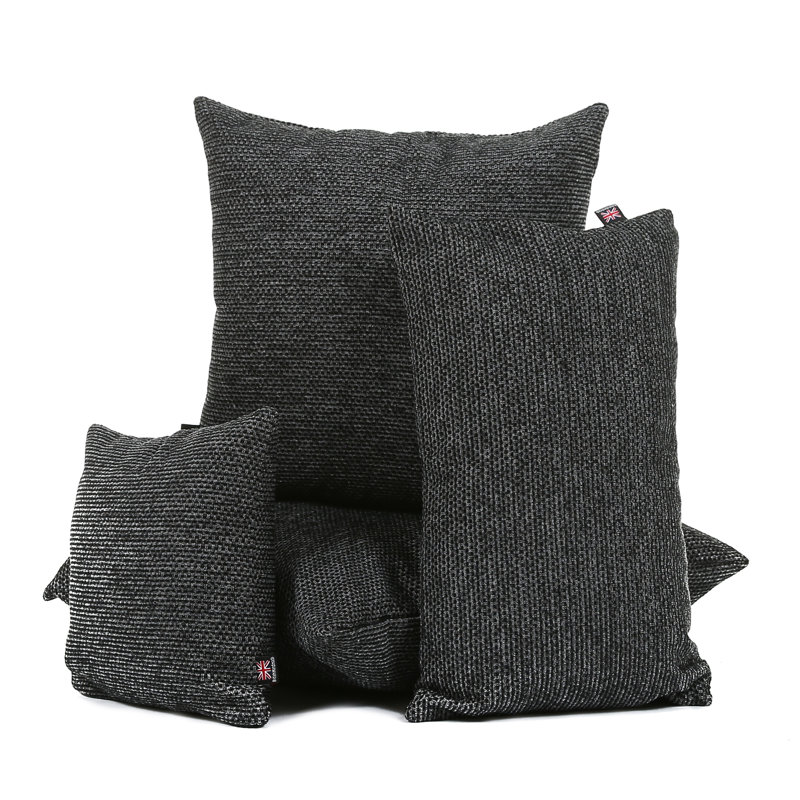 Alto Square Cushion, 55 x 55cm, Black