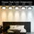 12 Inch White LED Flush Mount Ceiling Light, Multi-Purpose Light Fixture, 5 CCT Adjustable Color Temperature, Dimmable 1200 Lumen