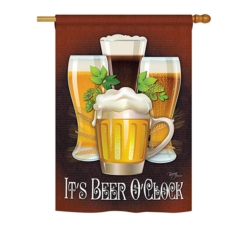 Double Sided Polyester Garden Flag, 18.5" H x 13" W