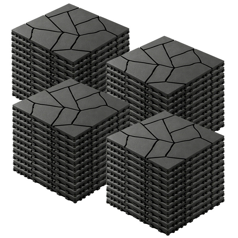 Carreaux de terrasse extérieurs à motif en pierre 12 "x 12"