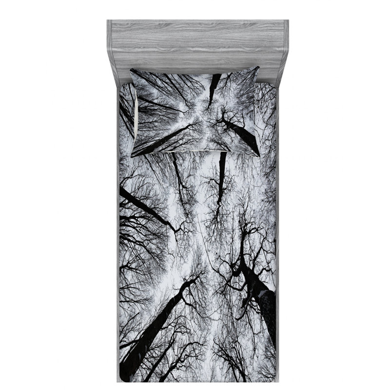 Microfiber Sheet Set, Twin XL Sheet Set with Fitted Sheet