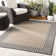 Tapis chameau / gris Devries