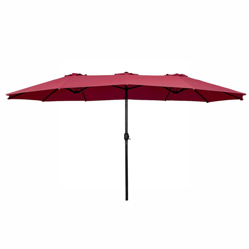 Parasol de marché rectangulaire 15 pi Sermin, Vin