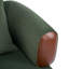 Chaise d'appoint rembourrée en velours avec accoudoirs et coussin ronds-124593785-124593784